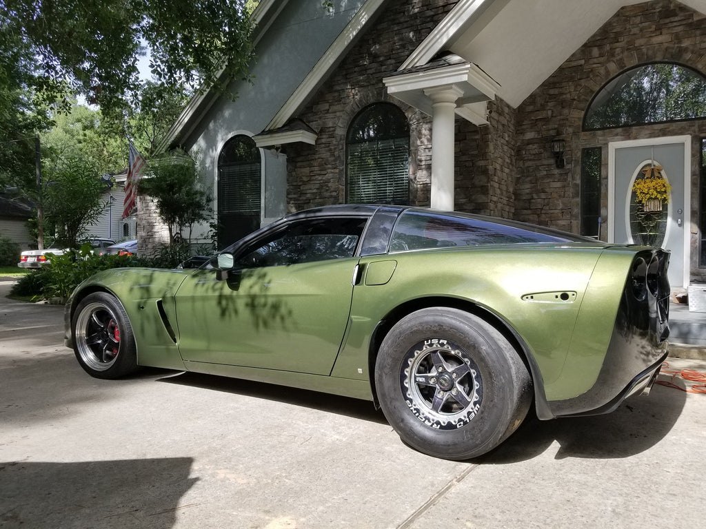 Tamco Paint Chrysler Ivy Green Metallic | F8 / 7557 | 1968-1971 | OEM Basecoat on Chevbrolet Corvette C6