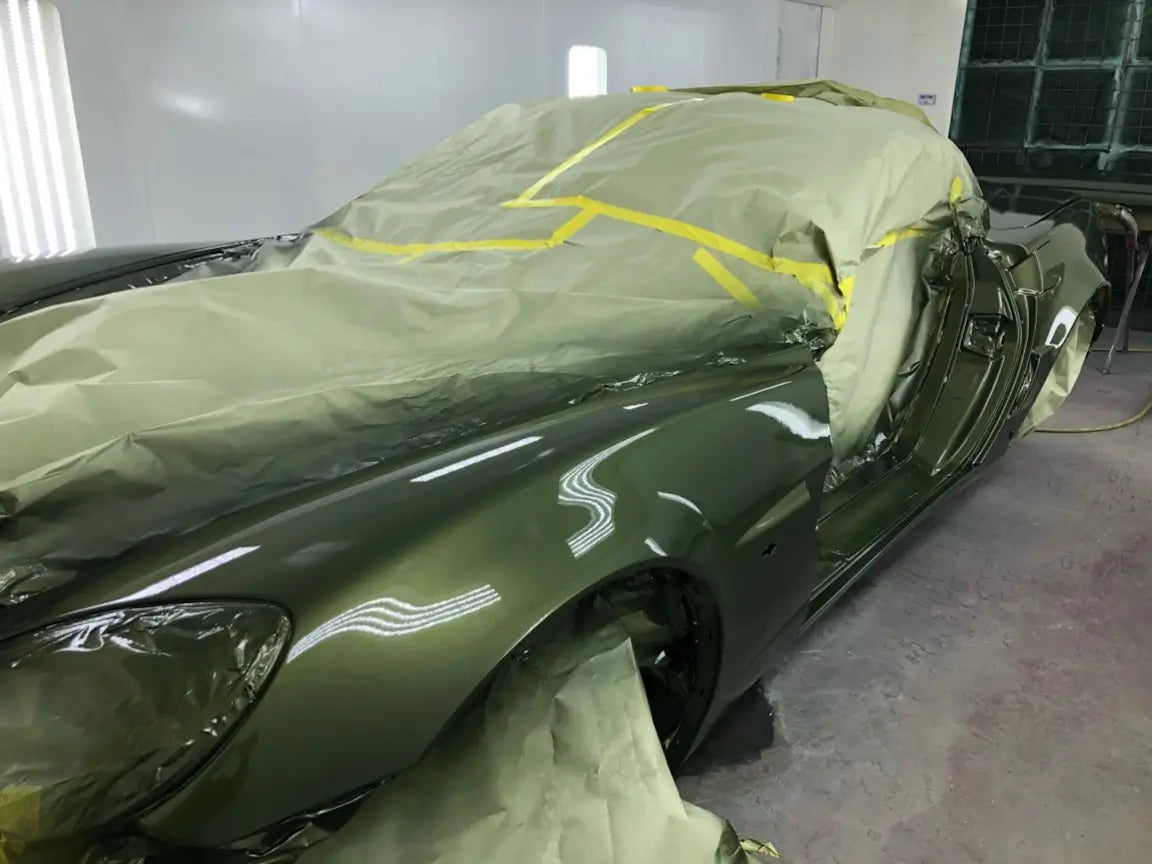 Tamco Paint Chrysler Ivy Green Metallic | F8 / 7557 | 1968-1971 | OEM Basecoat on Chevbrolet Corvette C6
