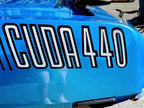 Tamco Paint Chrysler Surf Blue Metallic in 1973 Plymouth Barracuda