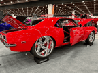 Tamco Paint Chrysler Viper Red on 1967 Chevrolet Camaro