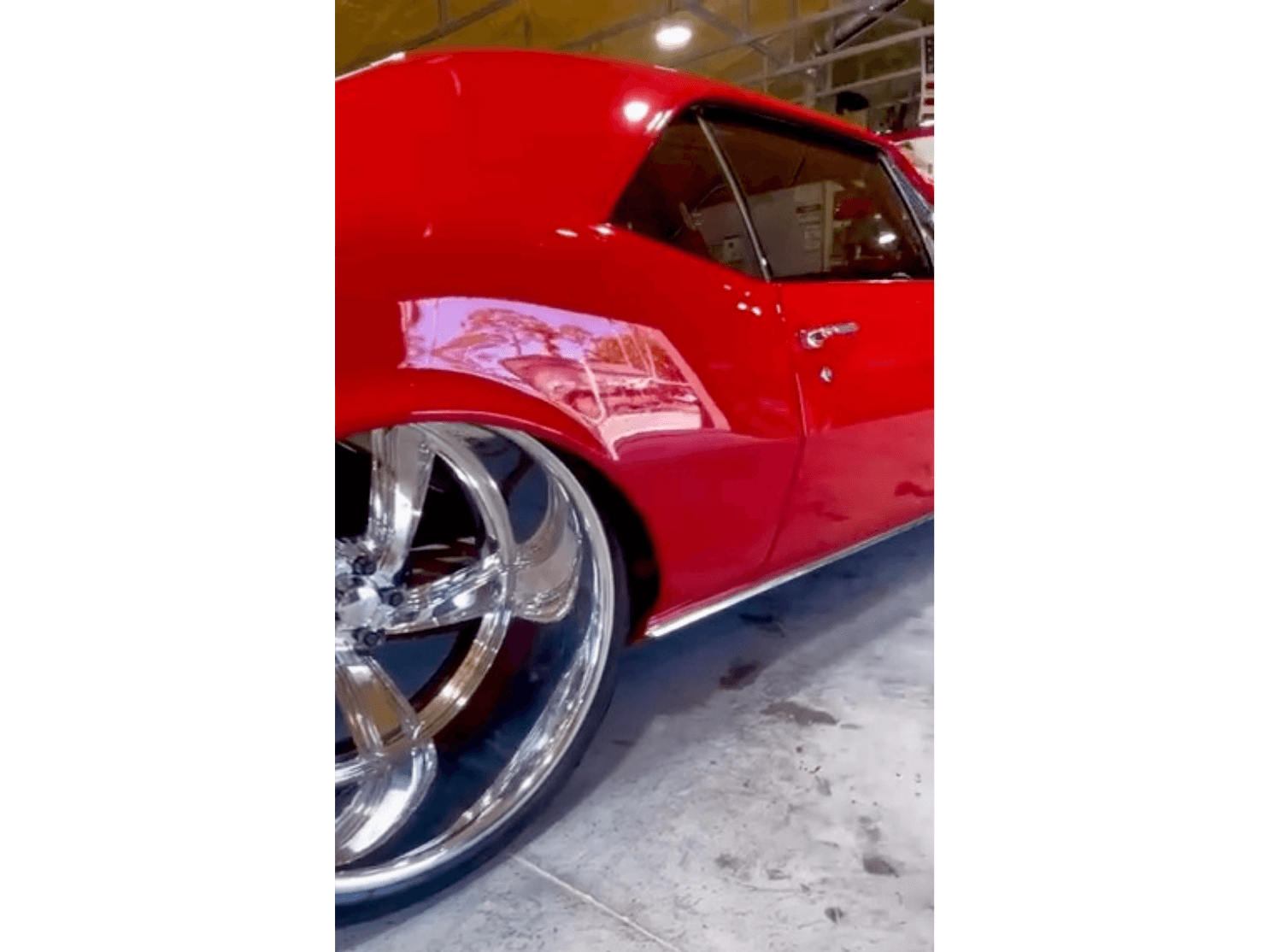 Tamco Paint Chrysler Viper Red on 1967 Chevrolet Camaro