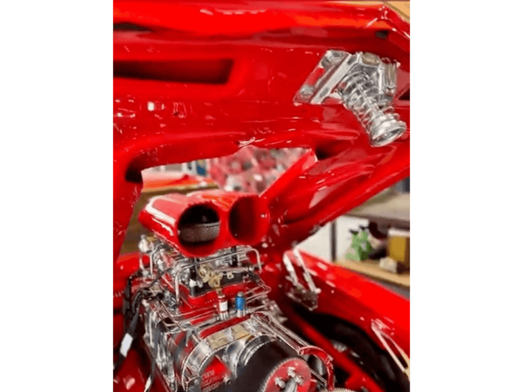 Tamco Paint Chrysler Viper Red on 1967 Chevrolet Camaro