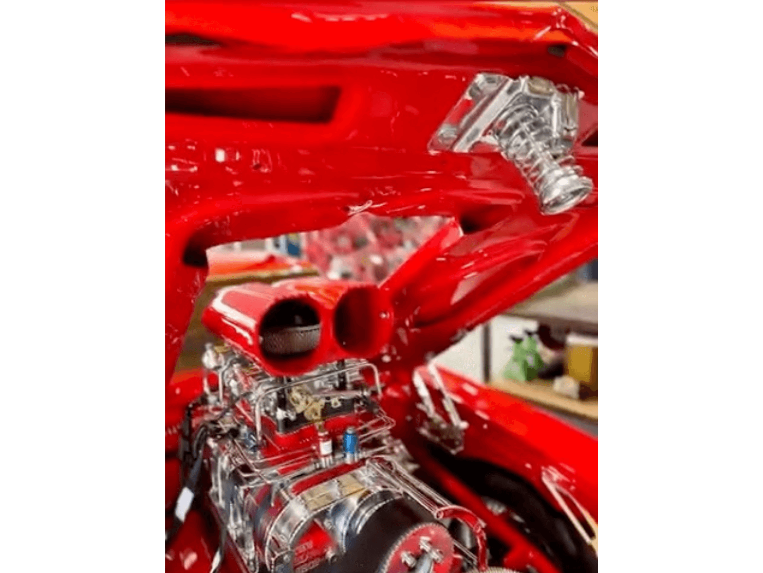Tamco Paint Chrysler Viper Red on 1967 Chevrolet Camaro