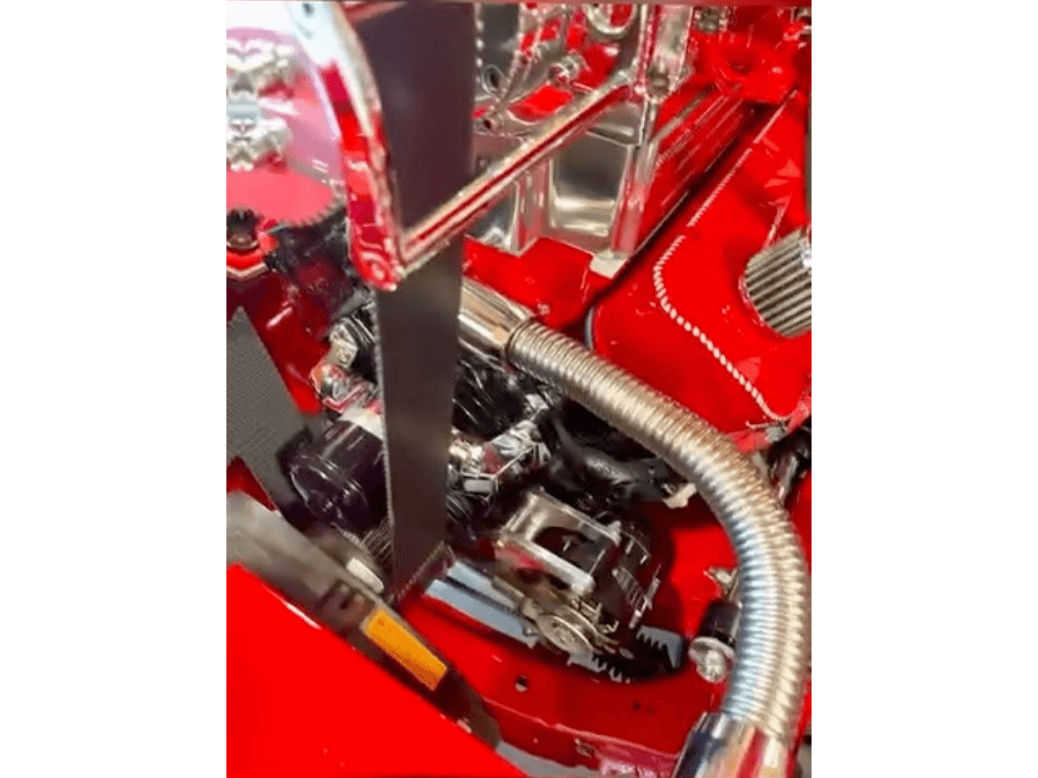Tamco Paint Chrysler Viper Red on 1967 Chevrolet Camaro