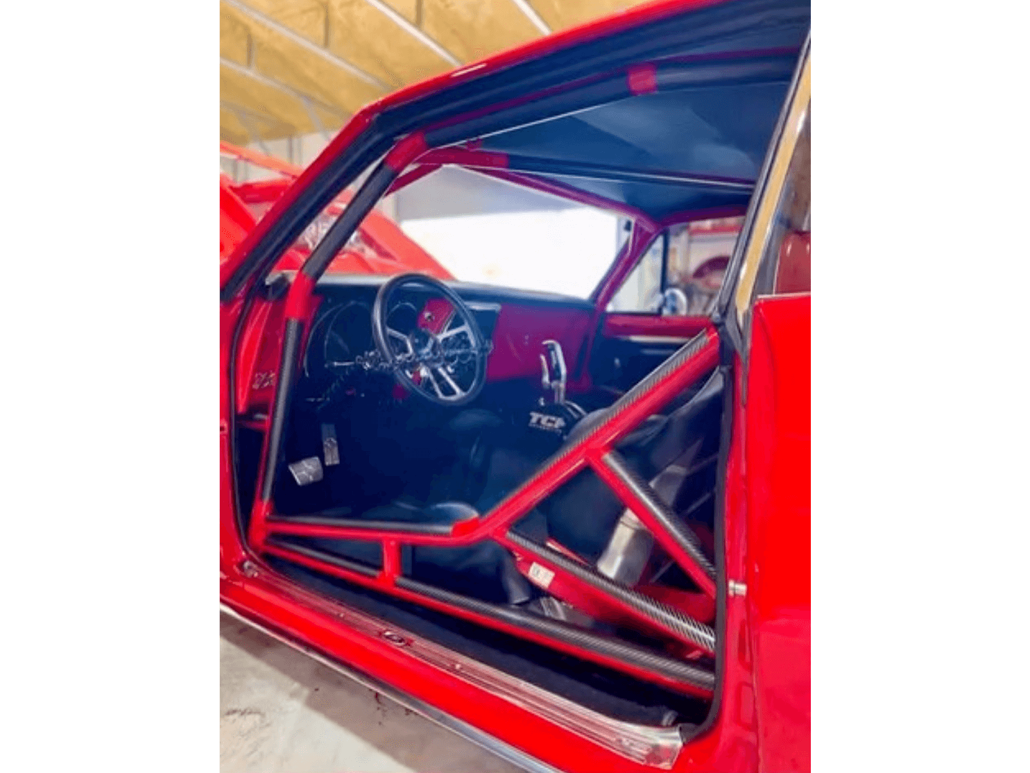 Tamco Paint Chrysler Viper Red on 1967 Chevrolet Camaro