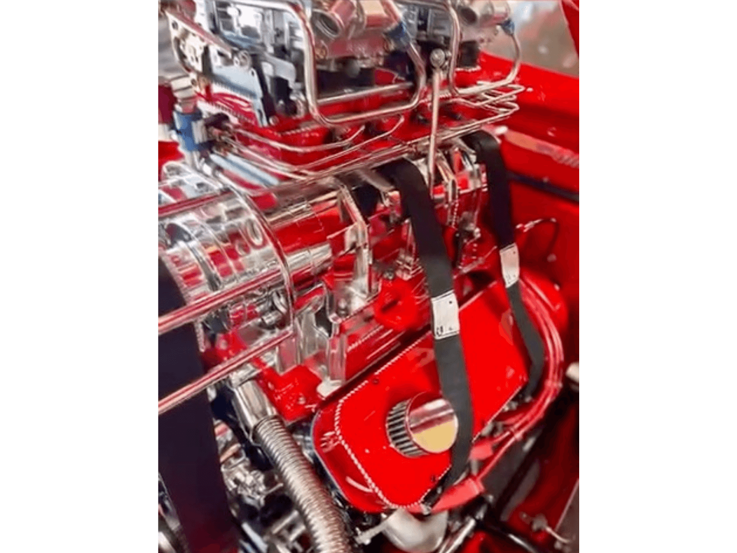 Tamco Paint Chrysler Viper Red on 1967 Chevrolet Camaro