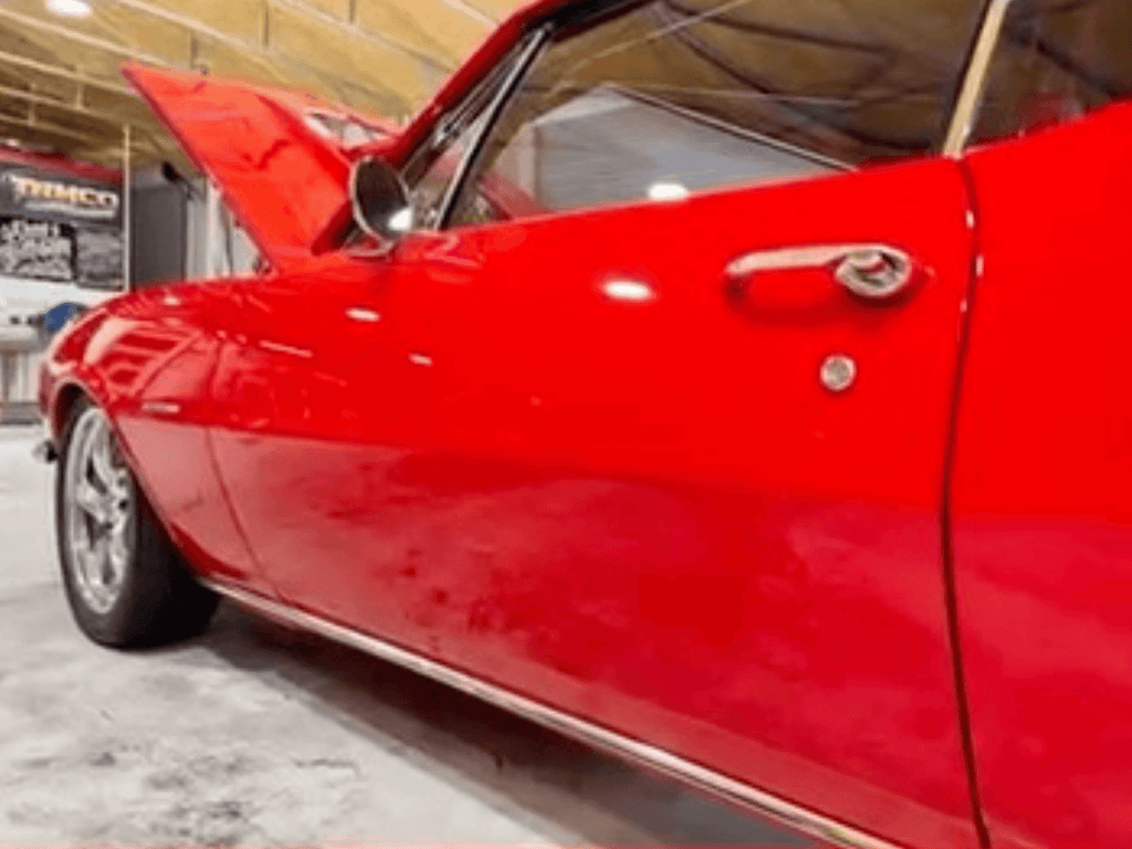 Tamco Paint Chrysler Viper Red on 1967 Chevrolet Camaro