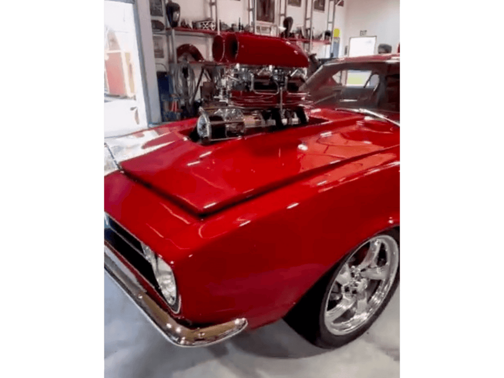 Tamco Paint Chrysler Viper Red on 1967 Chevrolet Camaro