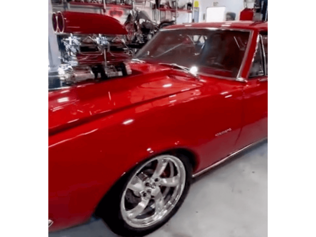 Tamco Paint Chrysler Viper Red on 1967 Chevrolet Camaro