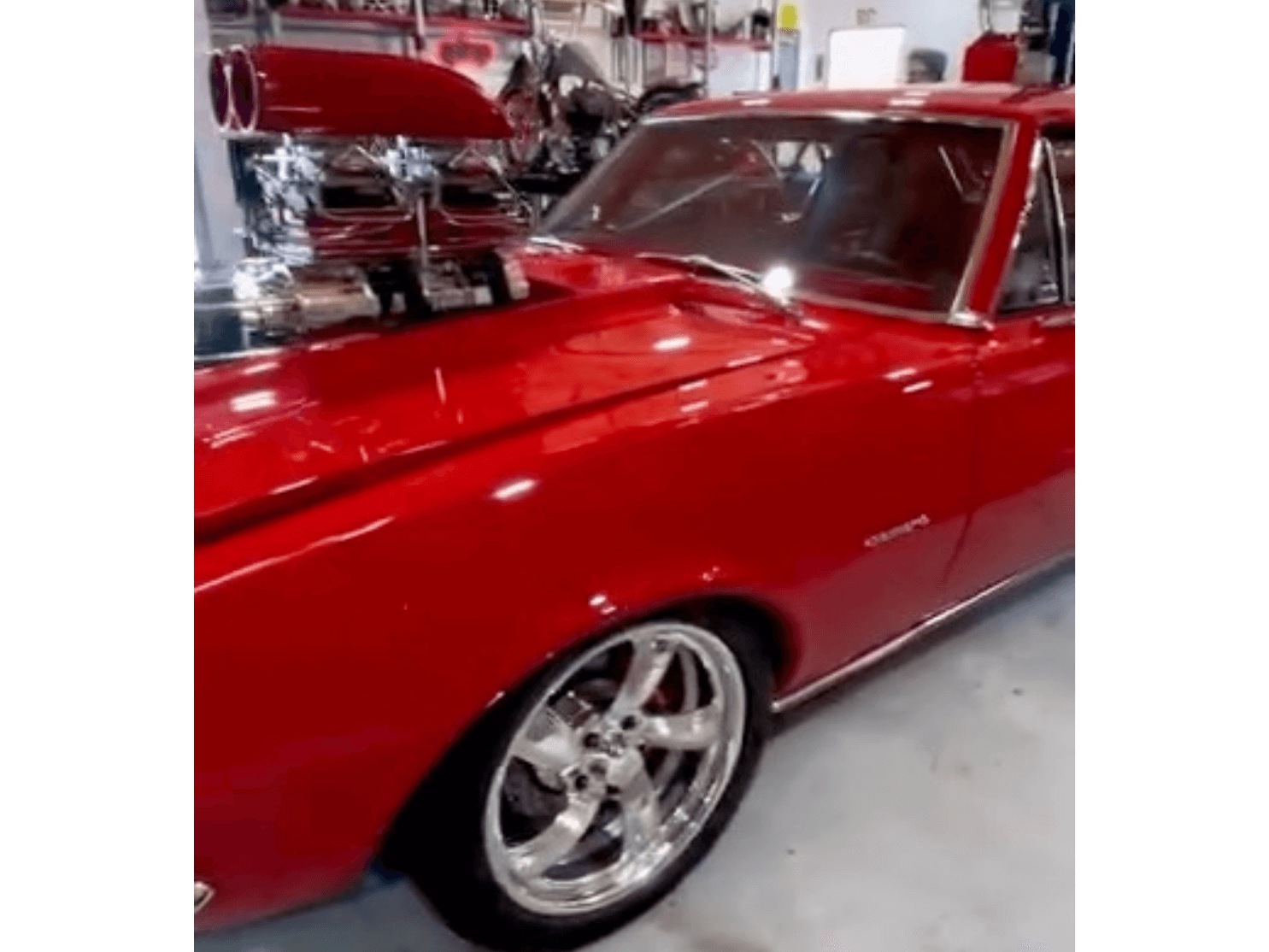 Tamco Paint Chrysler Viper Red on 1967 Chevrolet Camaro