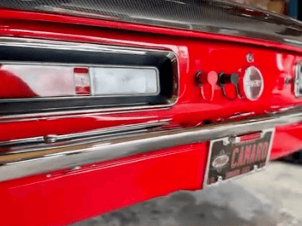 Tamco Paint Chrysler Viper Red on 1967 Chevrolet Camaro