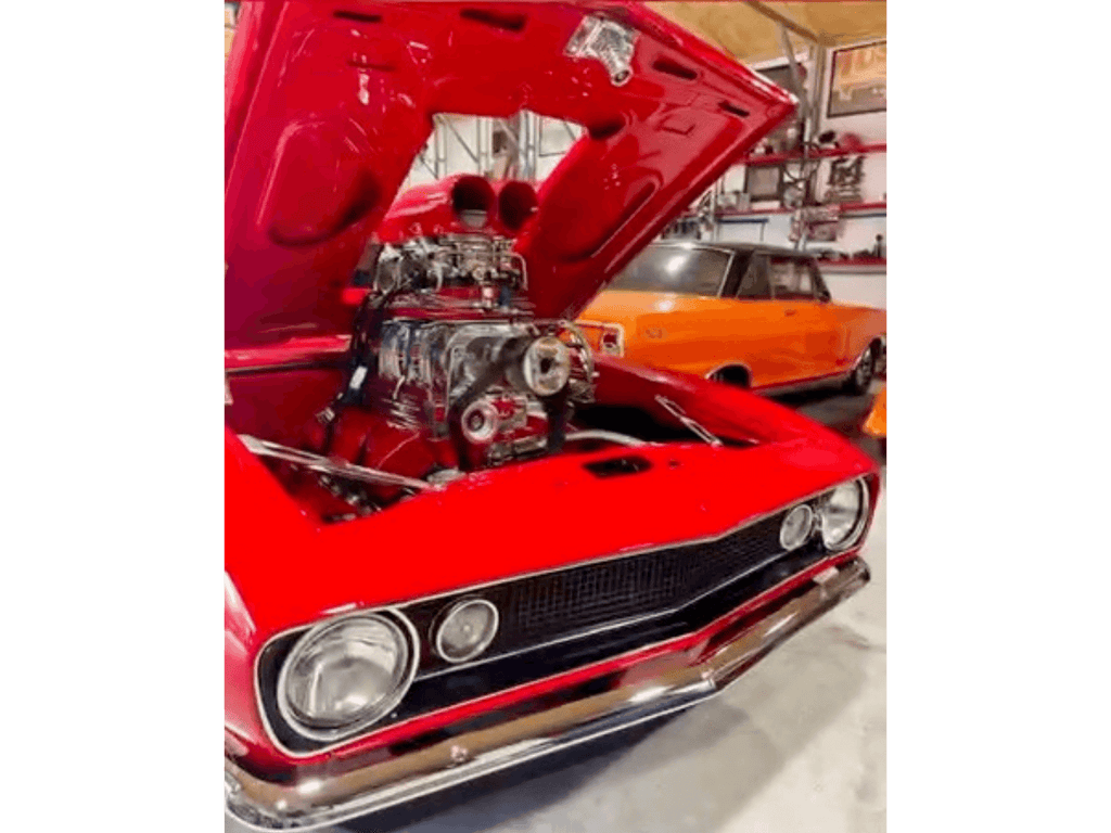 Tamco Paint Chrysler Viper Red on 1967 Chevrolet Camaro