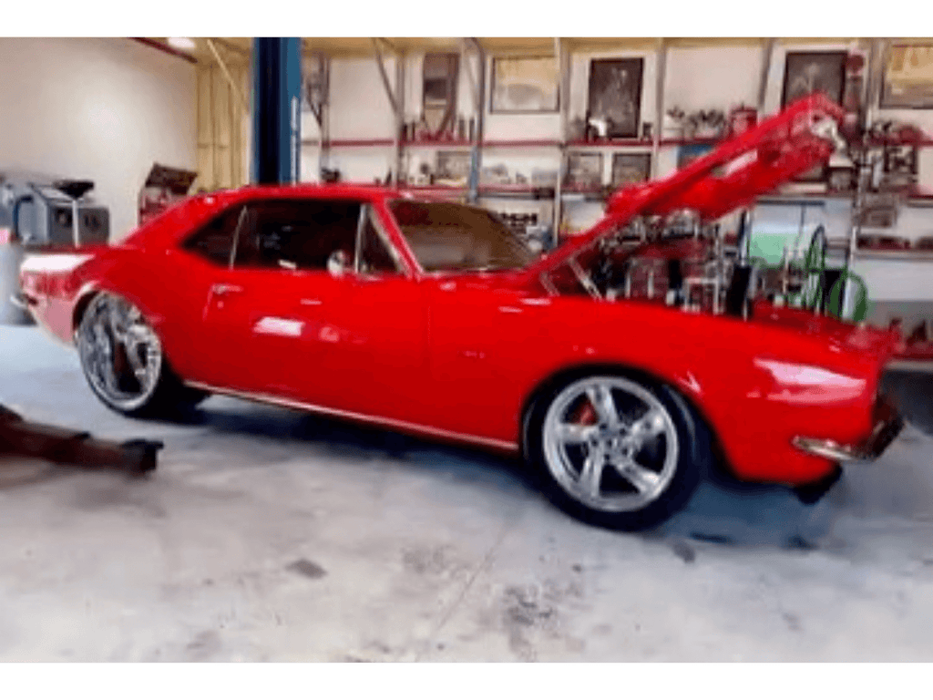 Tamco Paint Chrysler Viper Red on 1967 Chevrolet Camaro