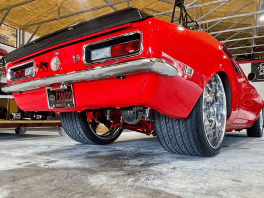 Tamco Paint Chrysler Viper Red on 1967 Chevrolet Camaro