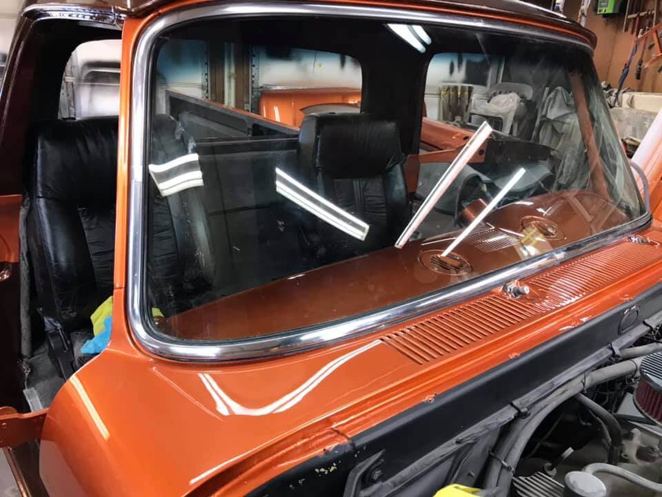 Tamco Paint Cinnamon Pearl and Dirtbag Brown on 1966 Ford F100