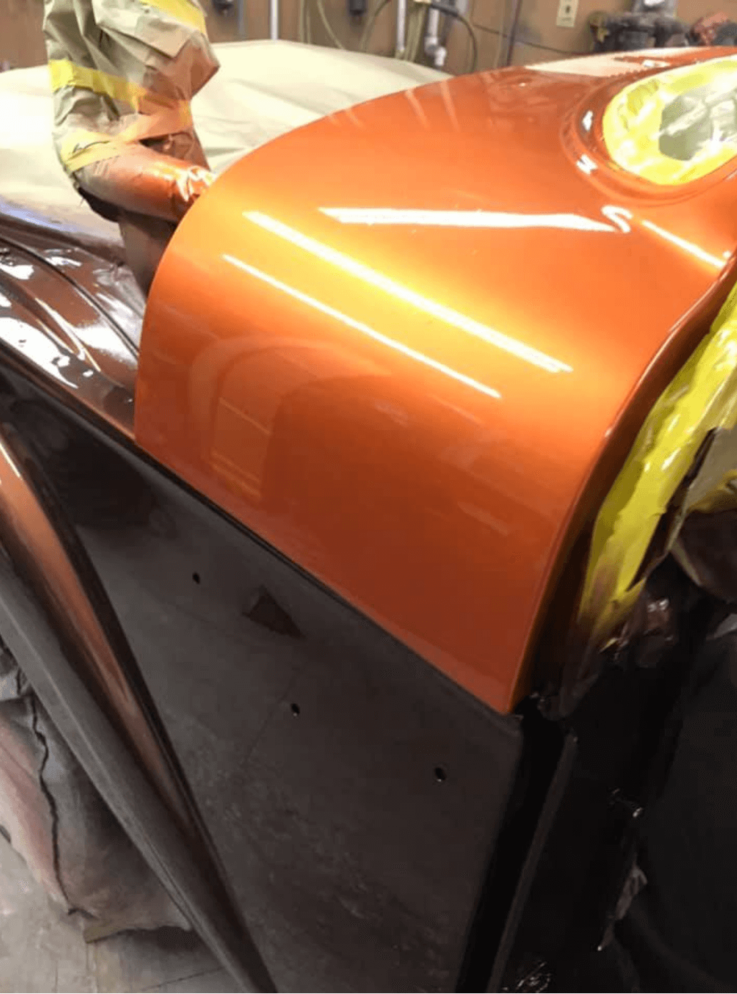 Tamco Paint Cinnamon Pearl and Dirtbag Brown on 1966 Ford F100