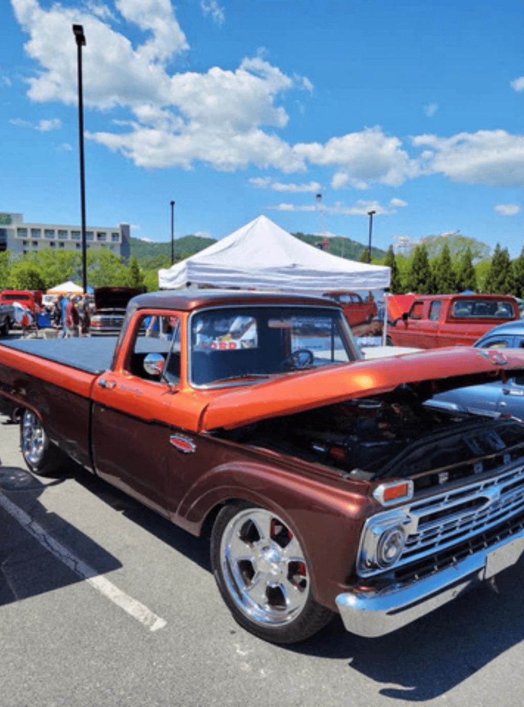 Tamco Paint Cinnamon Pearl and Dirtbag Brown on 1966 Ford F100
