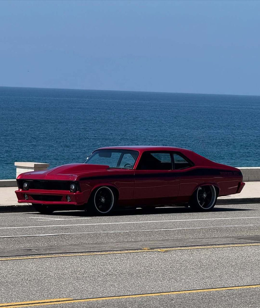 Tamco Paint Courage Red in 1970 Chevrolet Nova