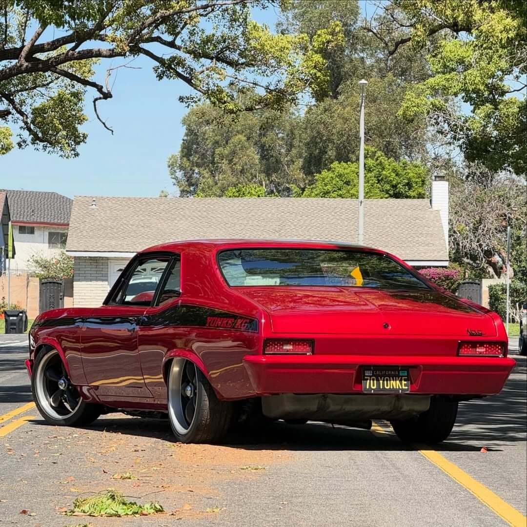 Tamco Paint Courage Red in 1970 Chevrolet Nova