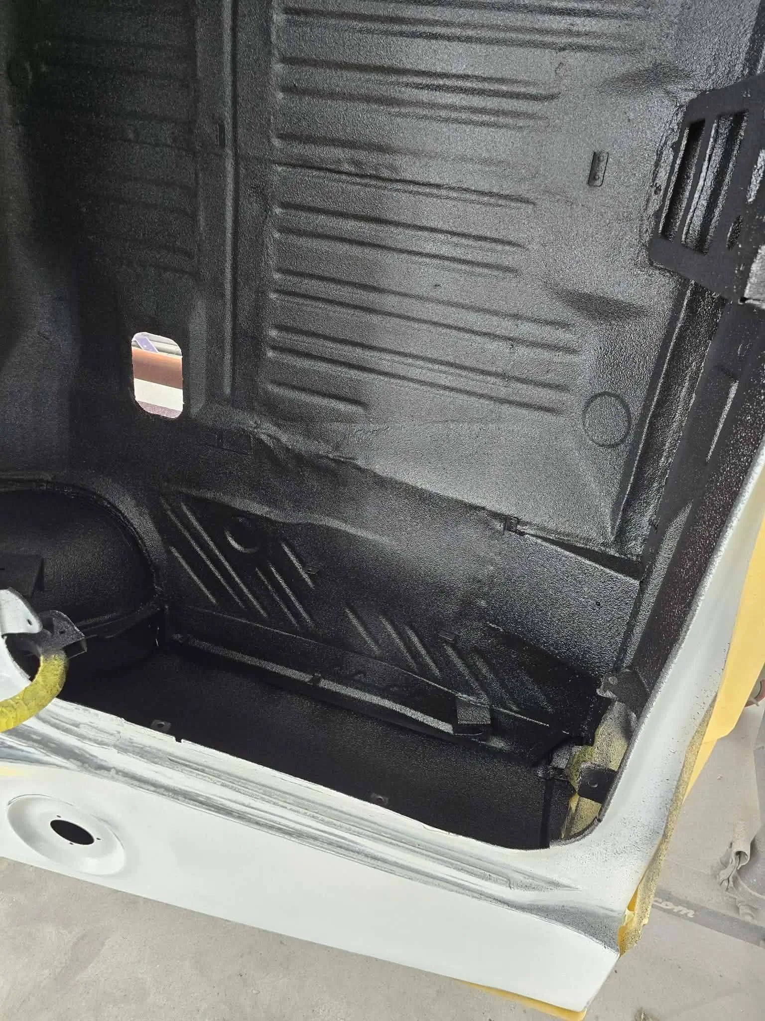 Tamco Paint Radiant Cranberry on Car Chassis