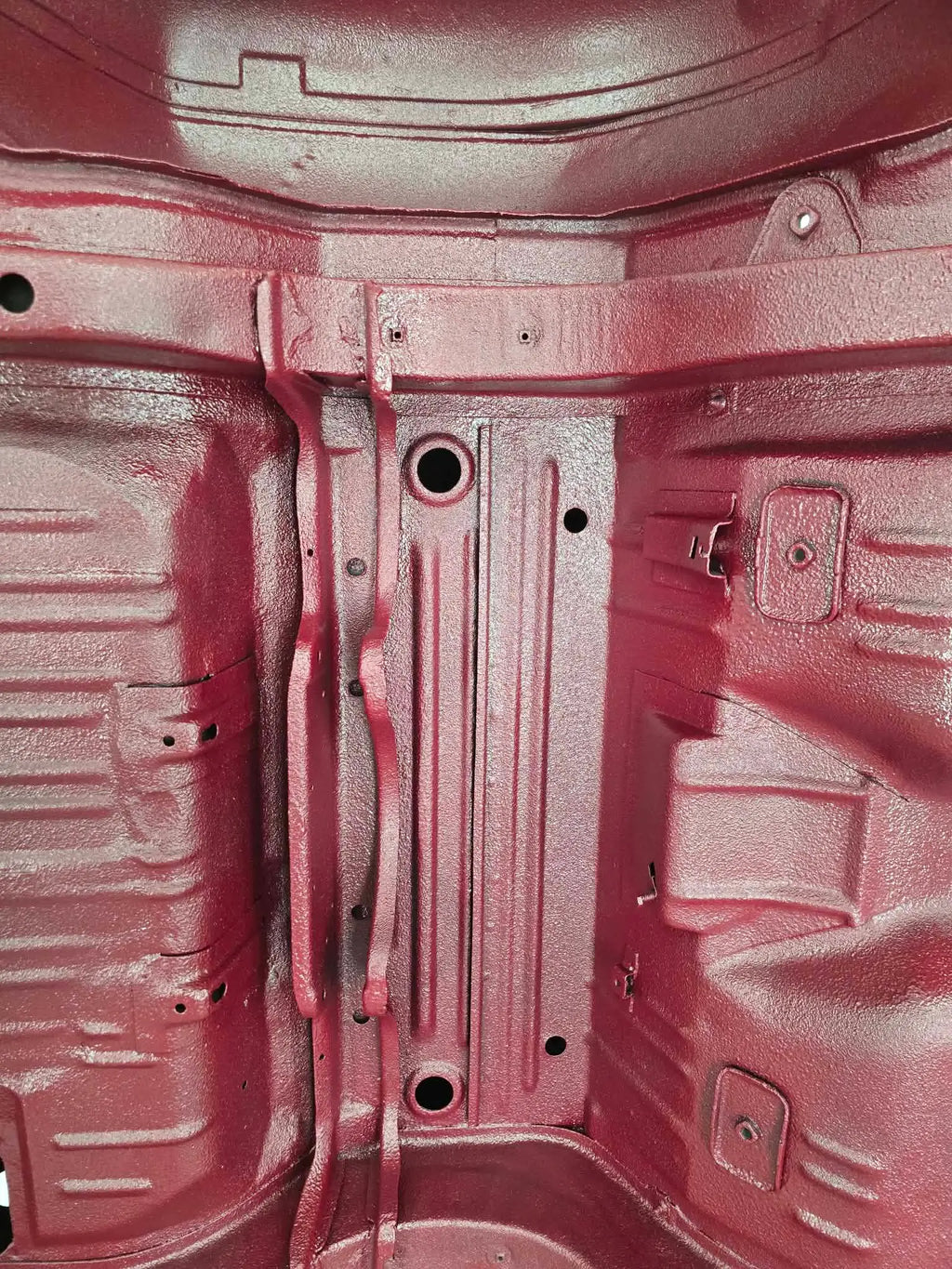 Tamco Paint Radiant Cranberry on Car Chassis