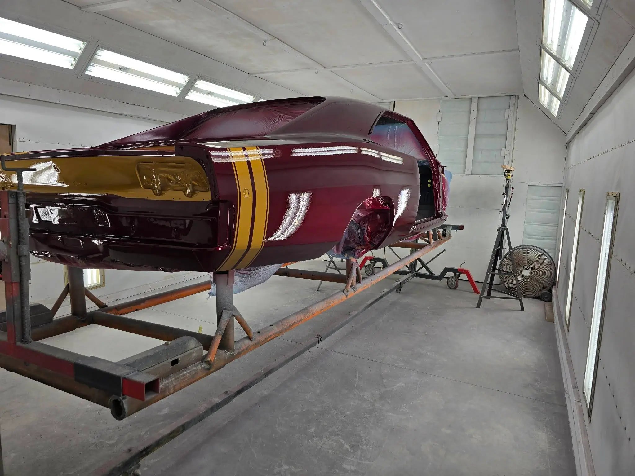 Tamco Paint Radiant Cranberry on 1968 Dodge Charger
