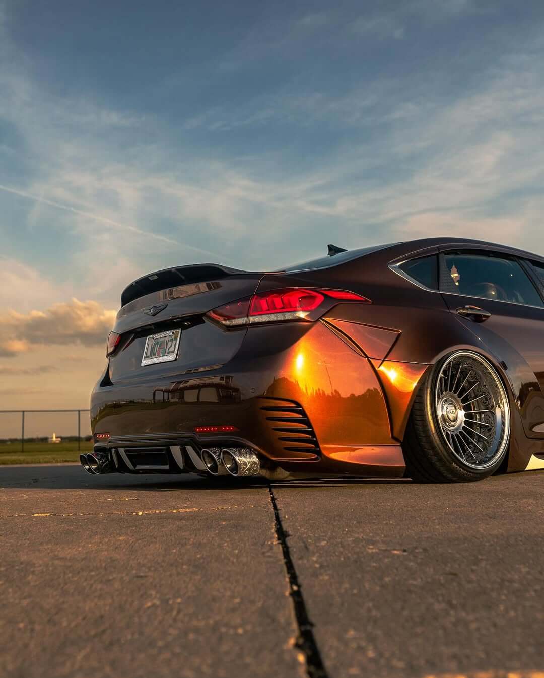 Tamco Paint Dirtbag Brown in Hyundai Genesis G80