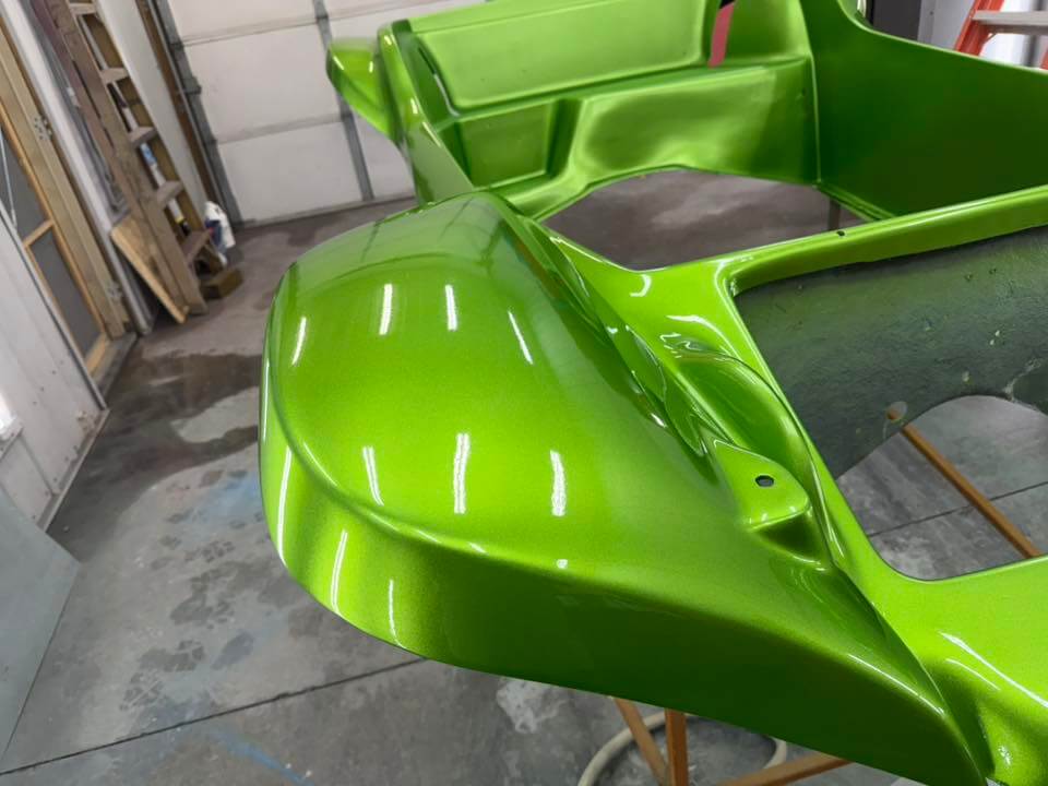 Tamco Paint Drag N Green Metallic on Meyers Manx Dune Buggy
