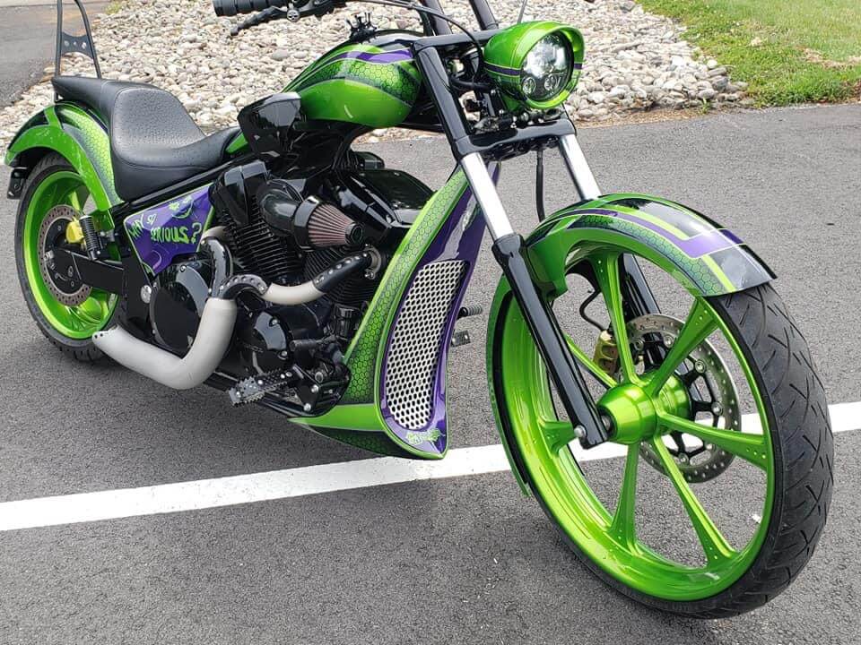 Tamco Paint Drag N Green Metallic on 2019 Honda Fury
