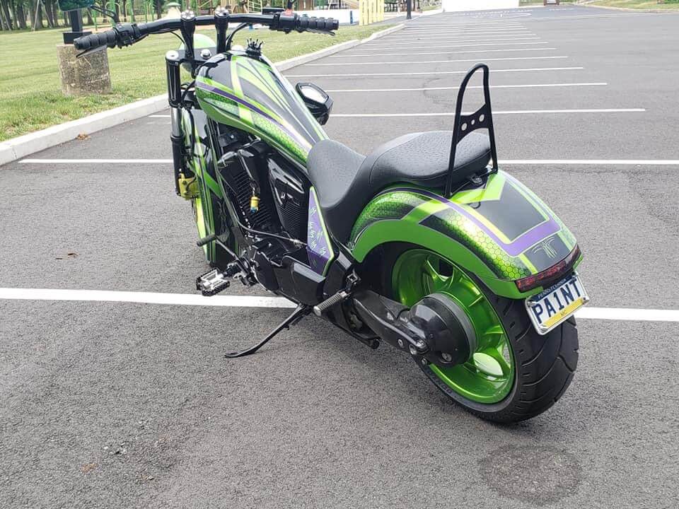 Tamco Paint Drag N Green Metallic on 2019 Honda Fury