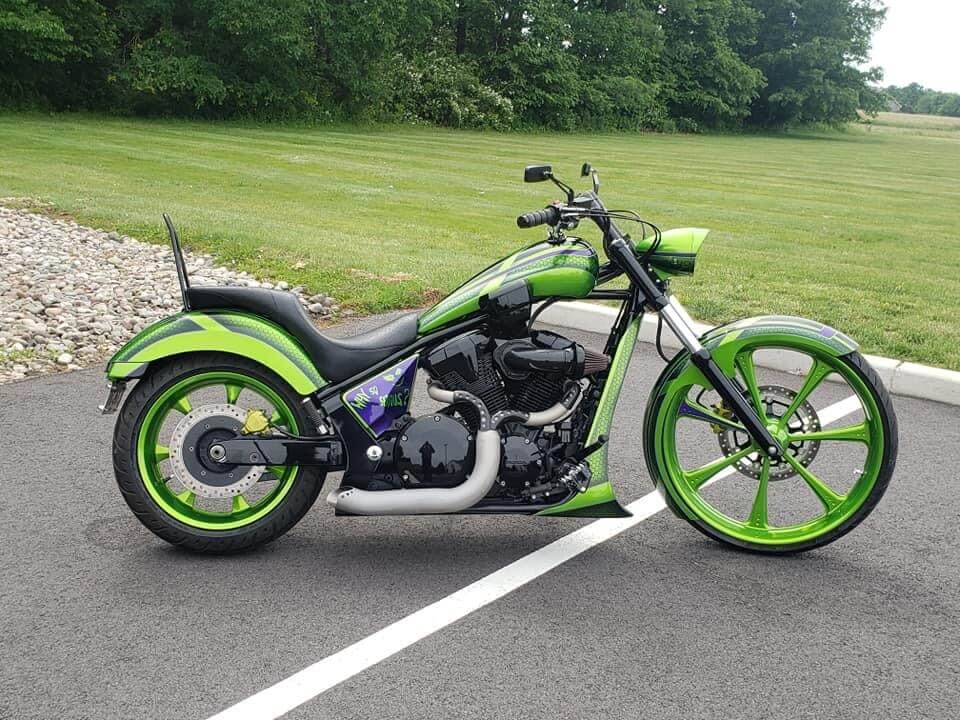 Tamco Paint Drag N Green Metallic on 2019 Honda Fury