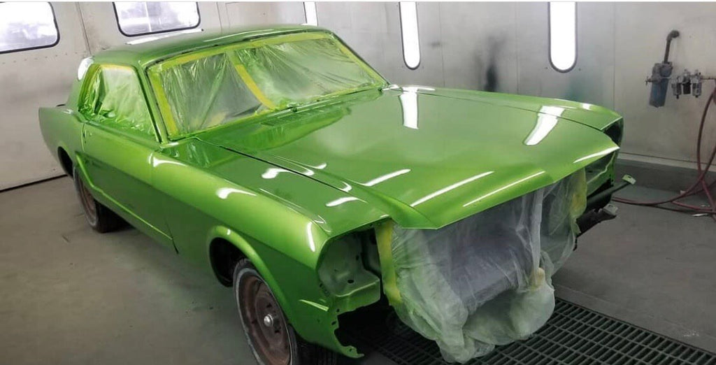 Tamco Paint Drag N Green Metallic on 1963 Impala