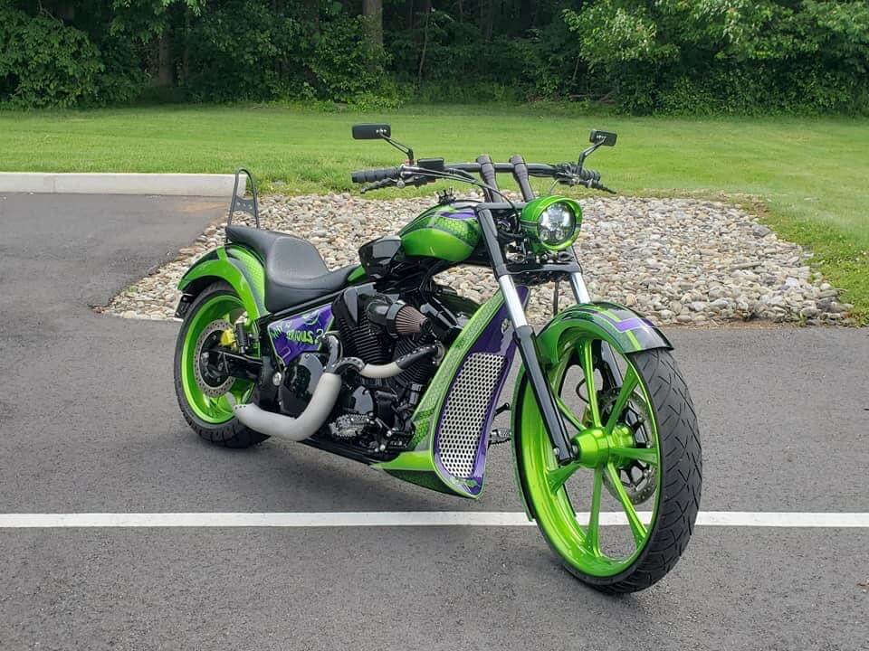 Tamco Paint Drag N Green Metallic on 2019 Honda Fury