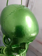 Tamco Paint Drag N Green Metallic on Skeleton Statue