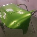 Tamco Paint Drag N Green Metallic on Car Part