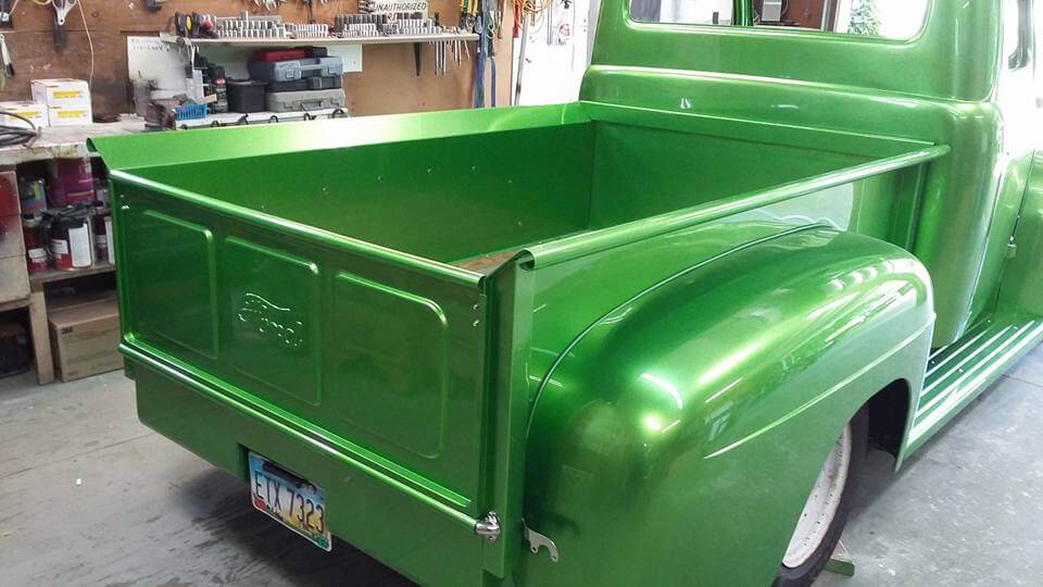 Tamco Paint Drag N Green Metallic on 1951 Ford F1 Pickup Truck 