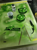 Tamco Paint Drag N Green Metallic on Dodge Ram 1500 Emblems