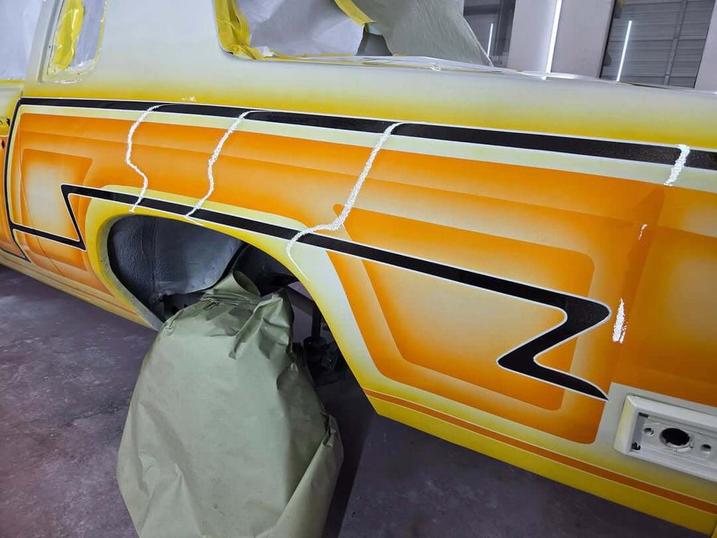 Tamco Paint Egyptian Gold on Oldsmobile Cutlass Supreme