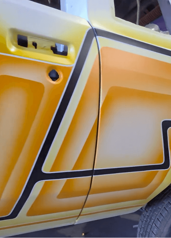 Tamco Paint Egyptian Gold on Oldsmobile Cutlass Supreme