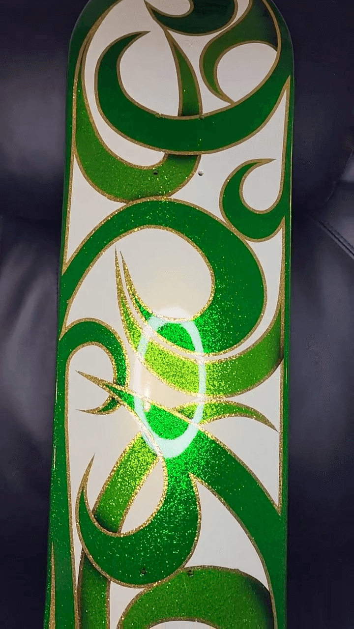 Tamco Paint Emerald City - Candy Concentrate on Skateboard