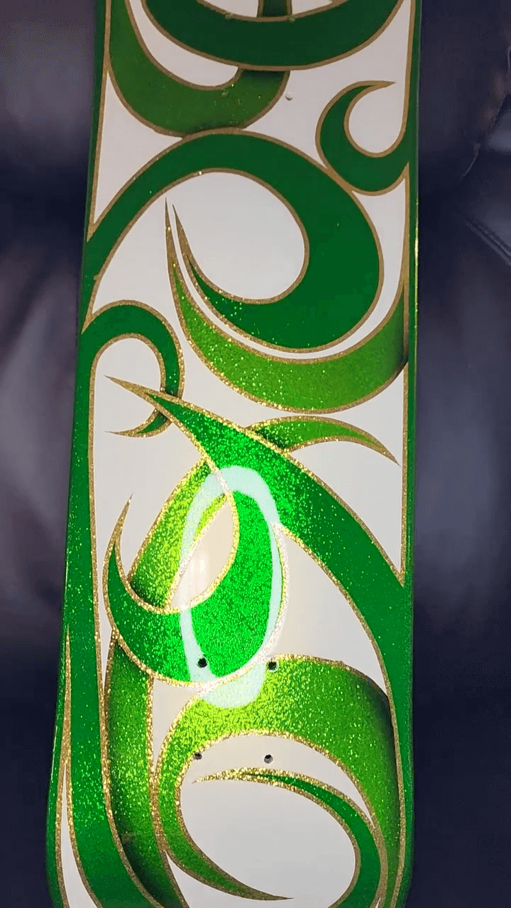 Tamco Paint Emerald City - Candy Concentrate on Skateboard