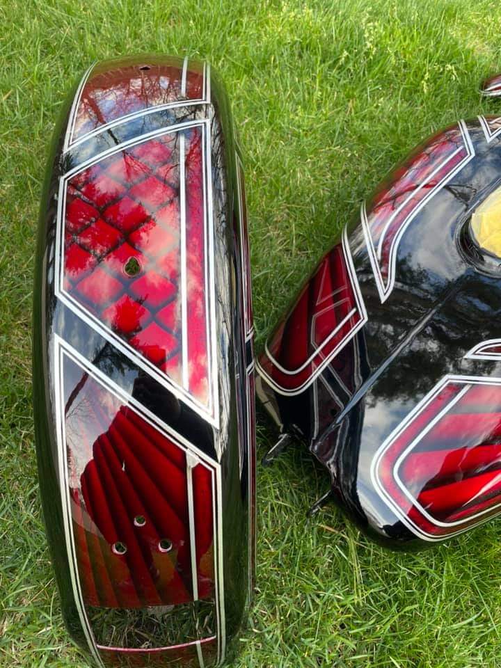 Tamco Paint Motorcycle Parts OG Red