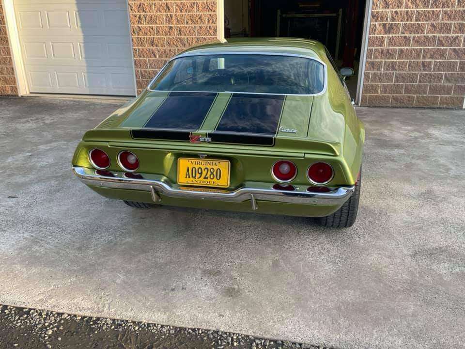 Citrus Green OEM Basecoat Second Generation Chevrolet Camaro