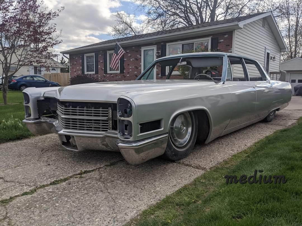 Slick Silver Metallic Cadillac Fleetwood