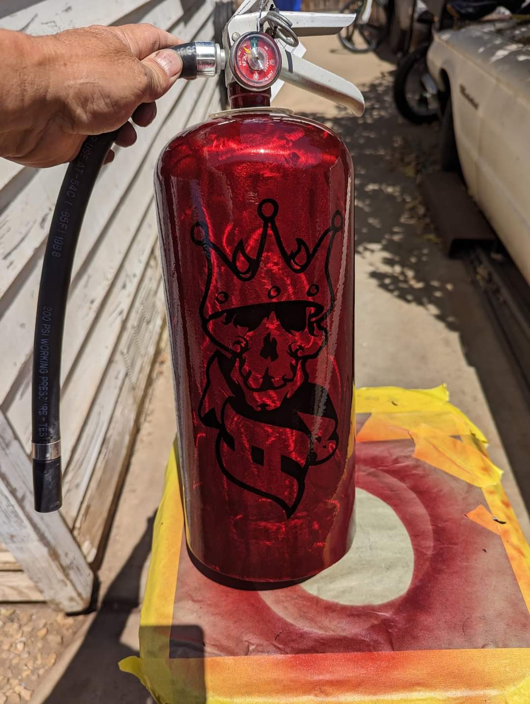 Tamco Paint Fire Extinguisher OG Red