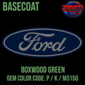 Tamco Paint Ford Boxwood Green OEM COLOR CODE: P / K / M3150 Basecoat