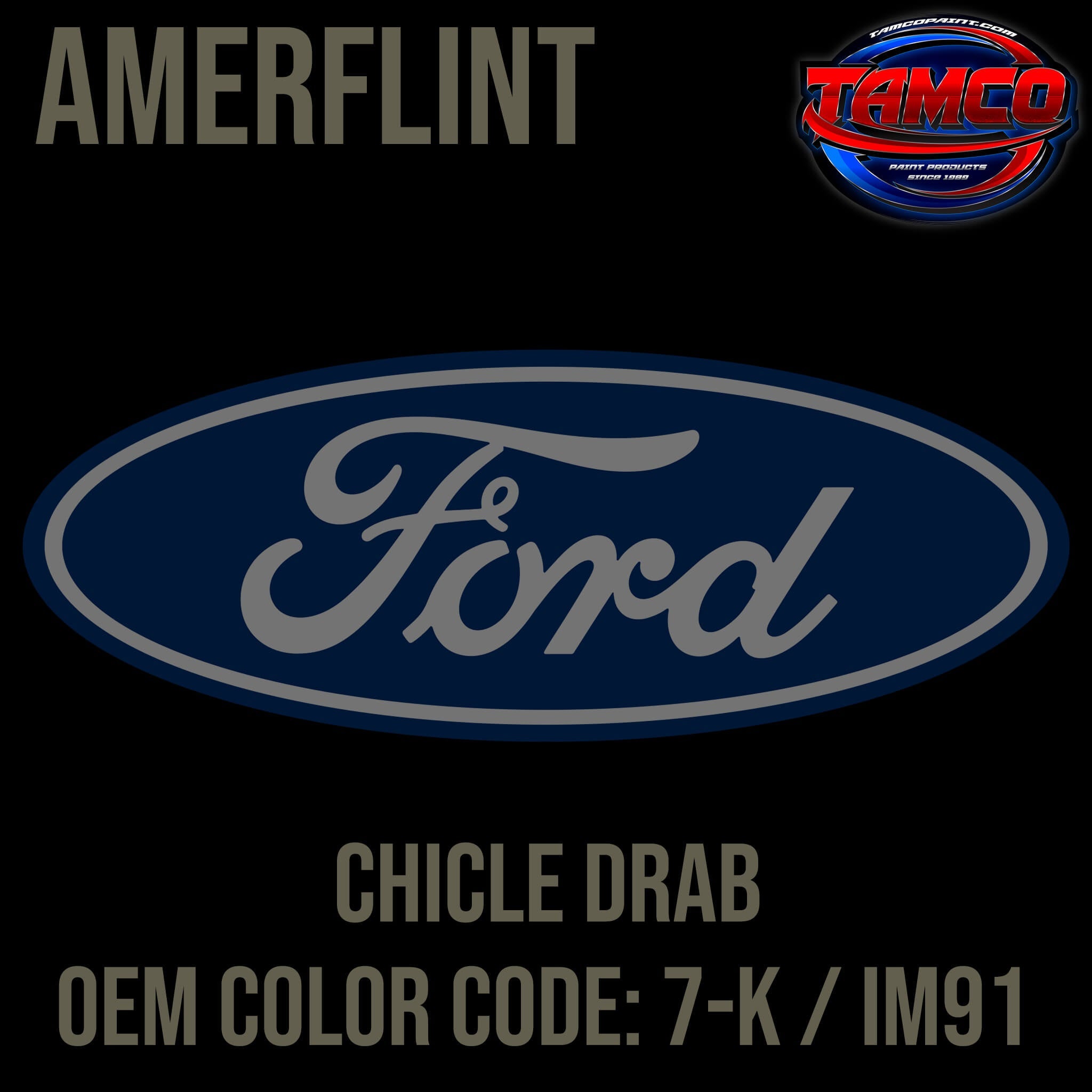 Ford Chicle Drab  OEM Amerflint II Series Single Stage