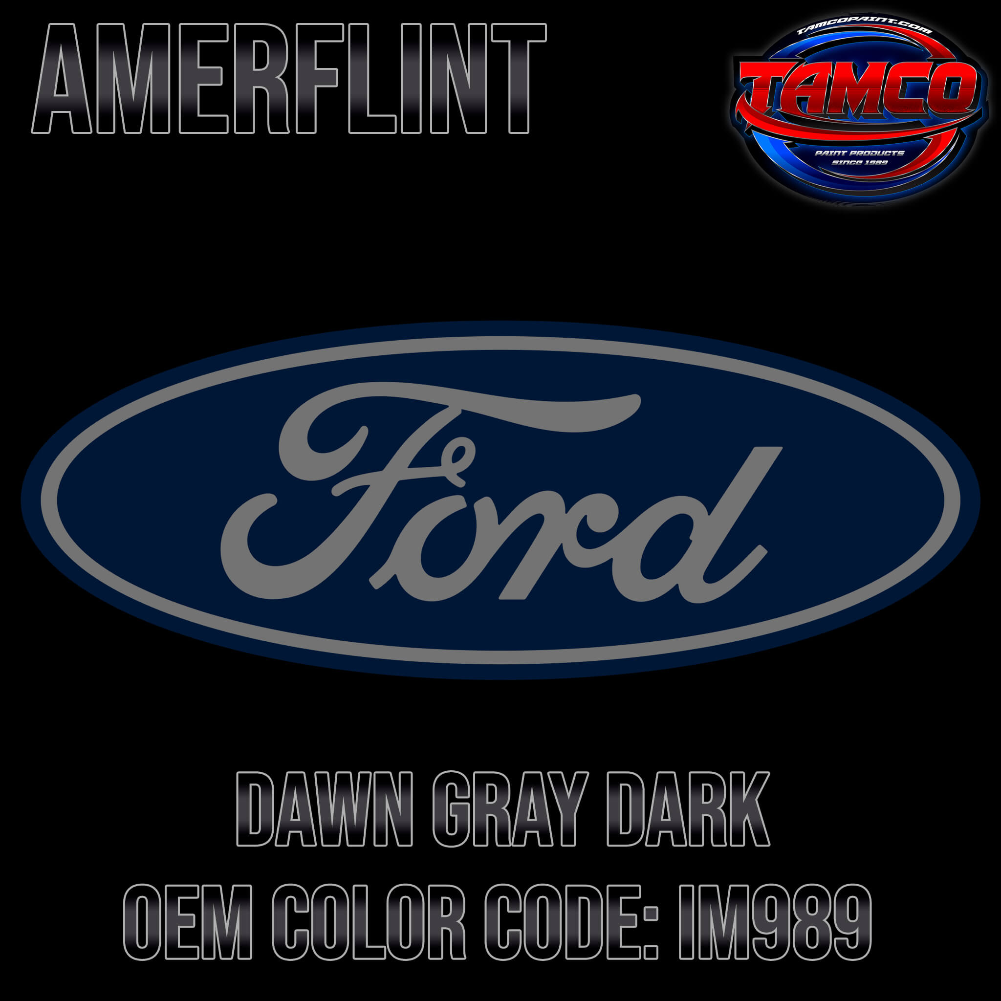 Ford Dawn Gray Dark  OEM Amerflint II Series Single Stage