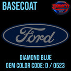 Ford Diamond Blue Basecoat