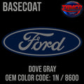 Tamco Paint Ford Dove Gray OEM COLOR CODE: 1N / 8600 - Basecoat